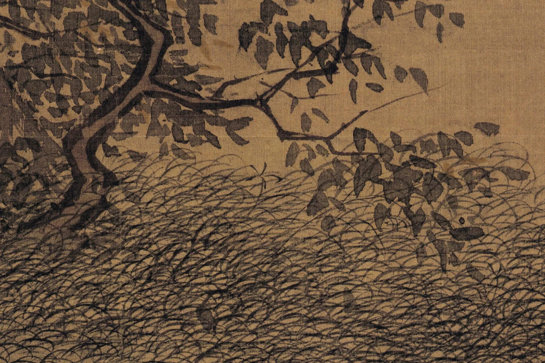 宋李迪《风雨归牧图》高清大图局部 (10)