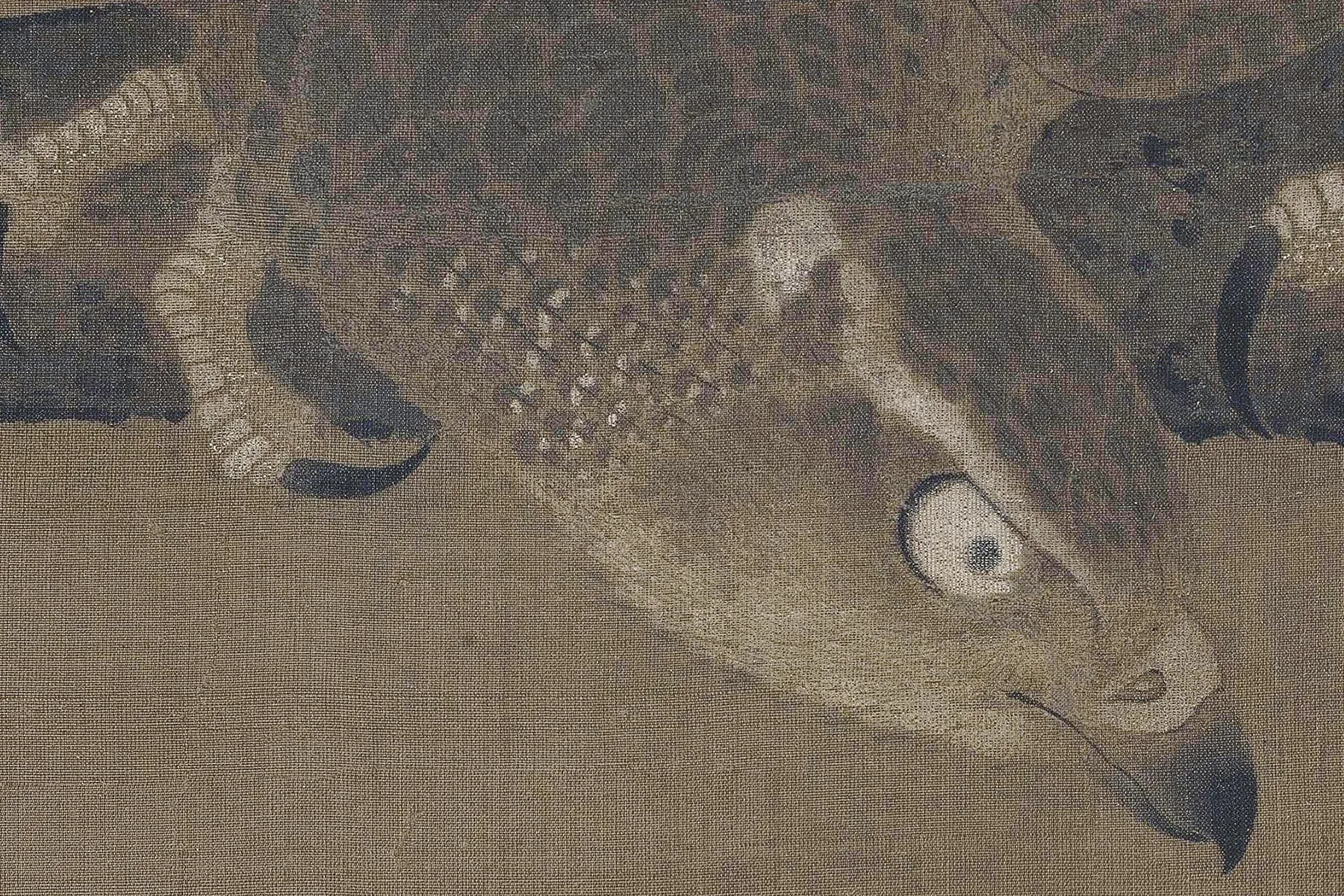 李迪《枫鹰雉鸡图》超高清大图局部 (1)