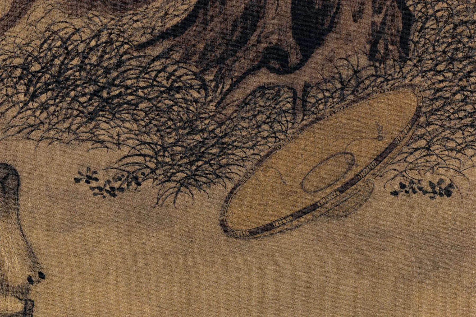 宋李迪《风雨归牧图》高清大图局部 (13)