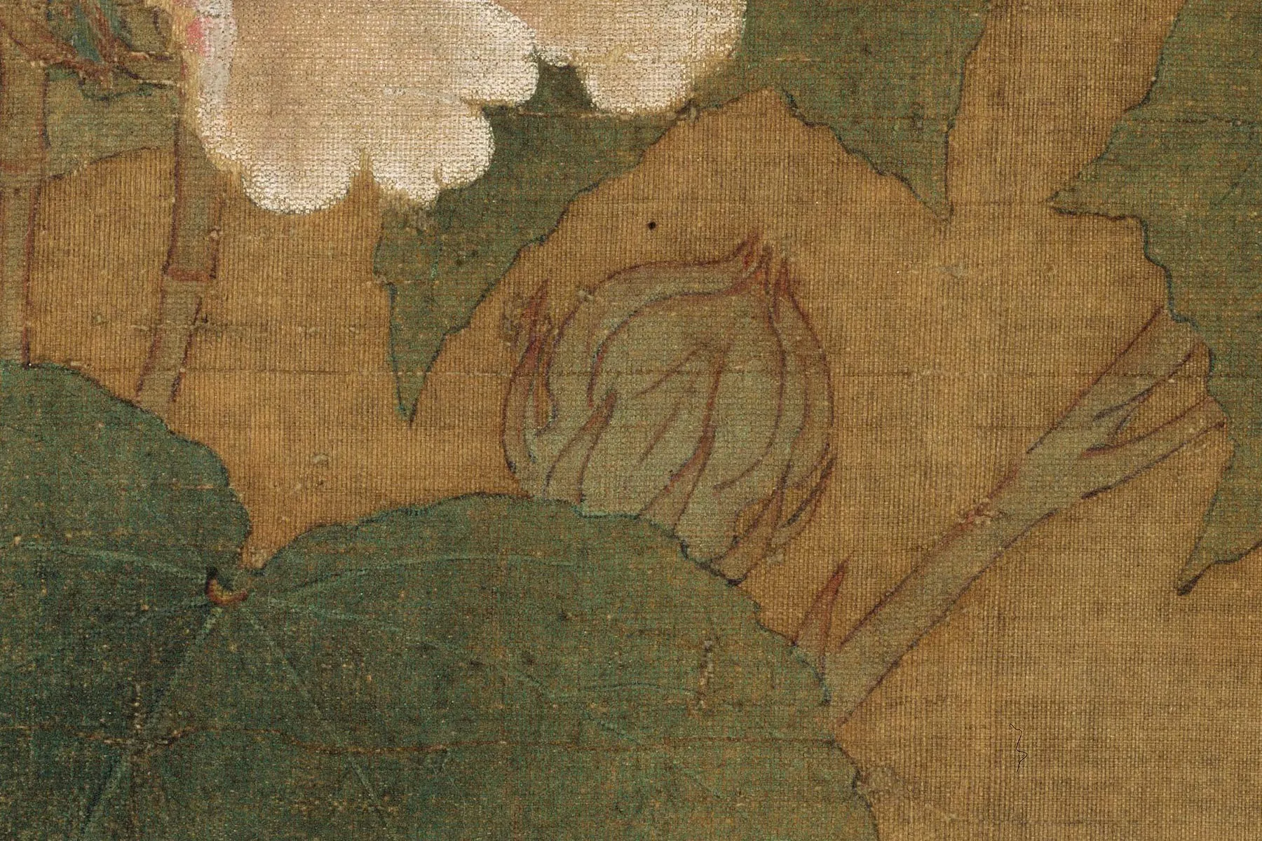 李迪《芙蓉图》高清大图局部 (8)