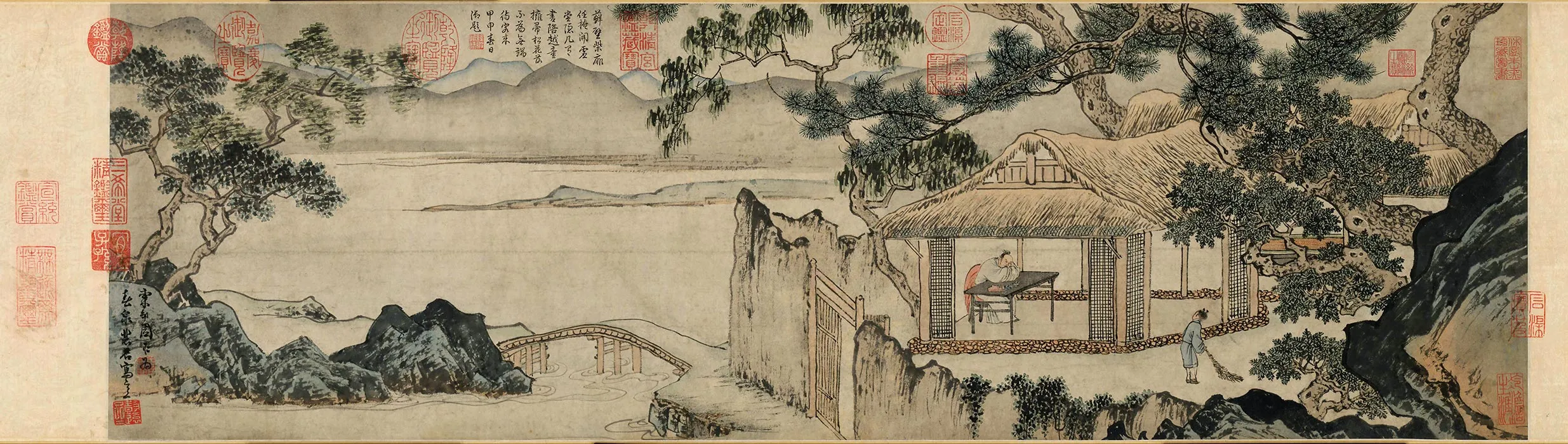 周臣《春泉小隐图》卷