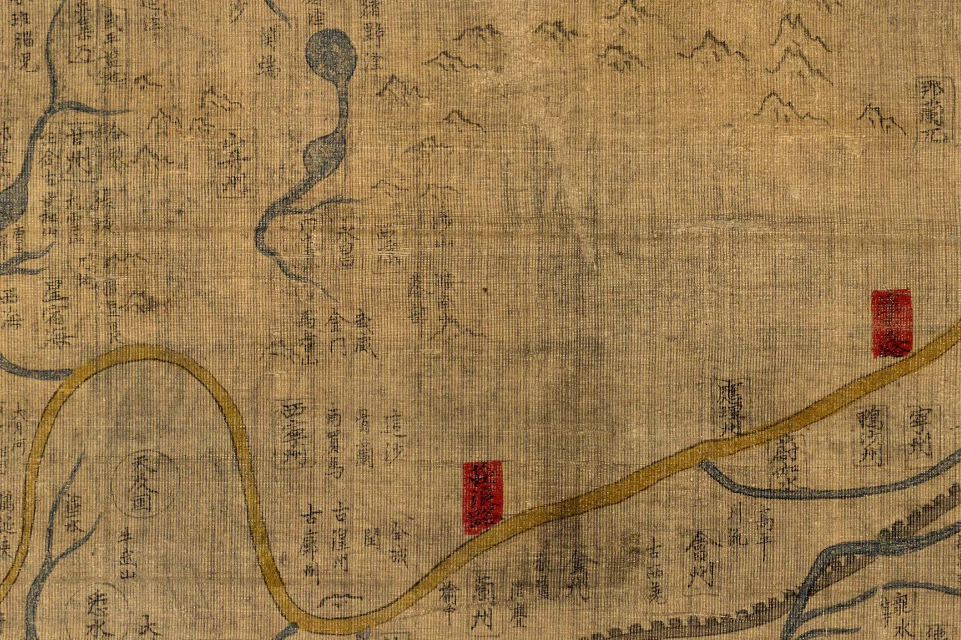 混一疆理历代国都之图(龙谷大学版)高清局部 (6)