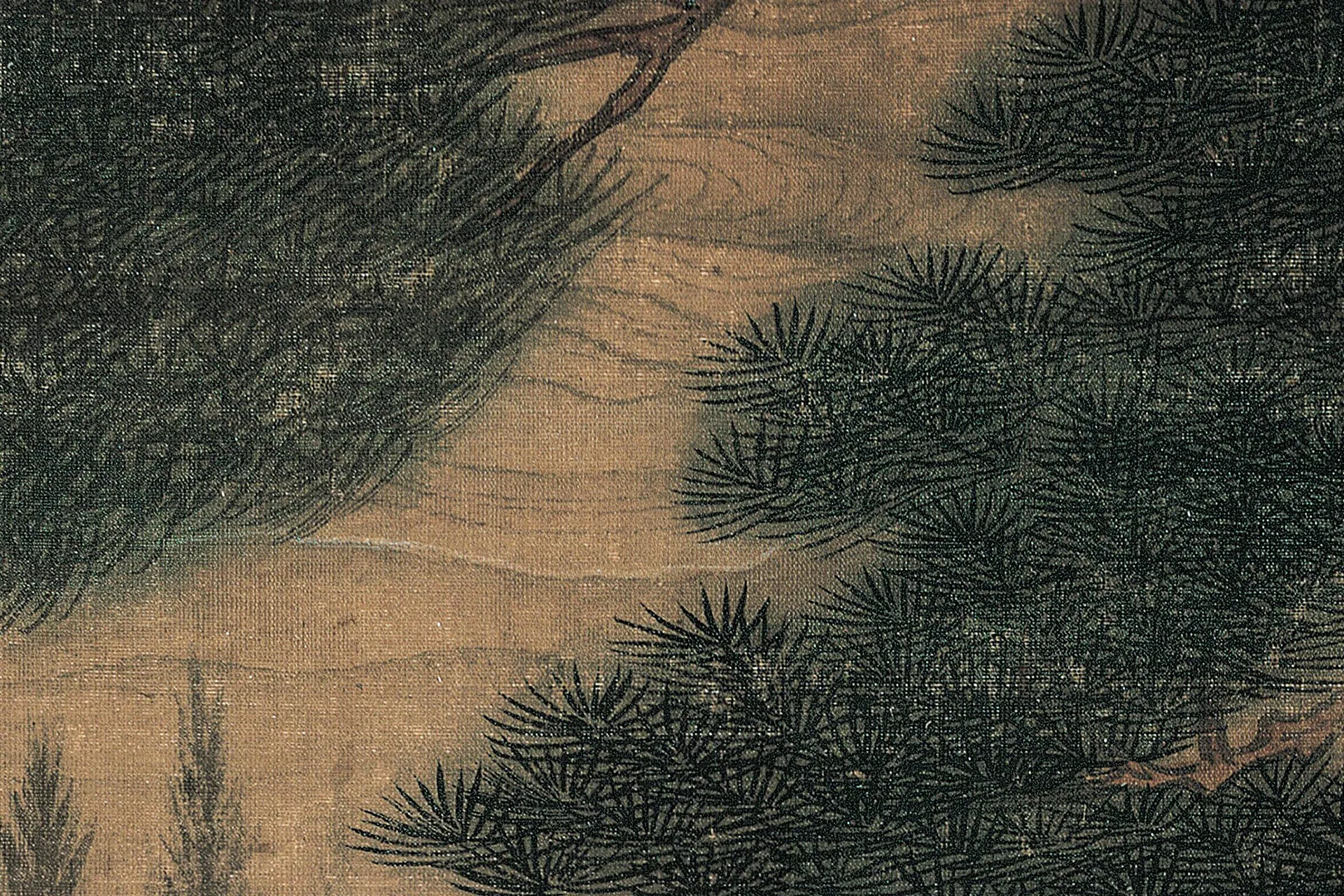周臣山水人物画《香山九老图》高清大图局部 (5)
