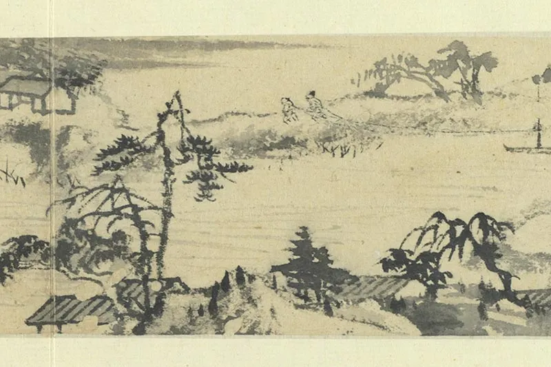 石涛山水小册局部 (6)