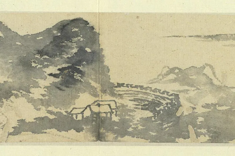 石涛山水小册局部 (2)