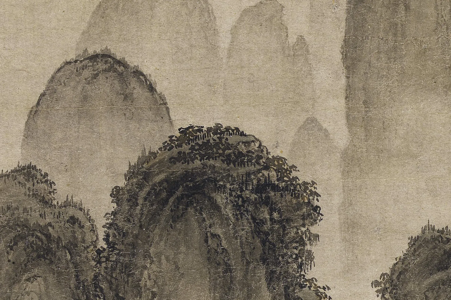 宋徽宗《溪山秋色图》高清大图局部 (6)