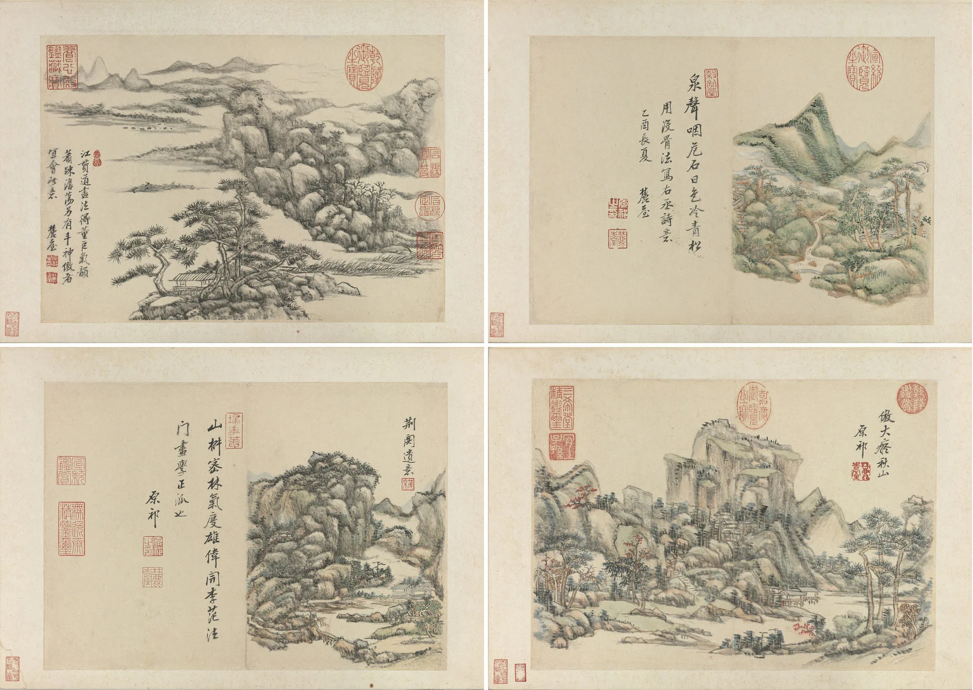 清王原祁画山水