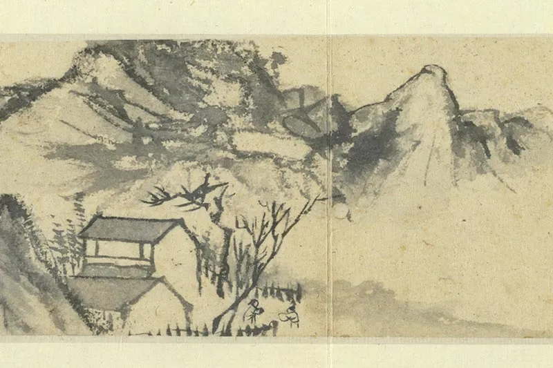石涛山水小册局部 (5)