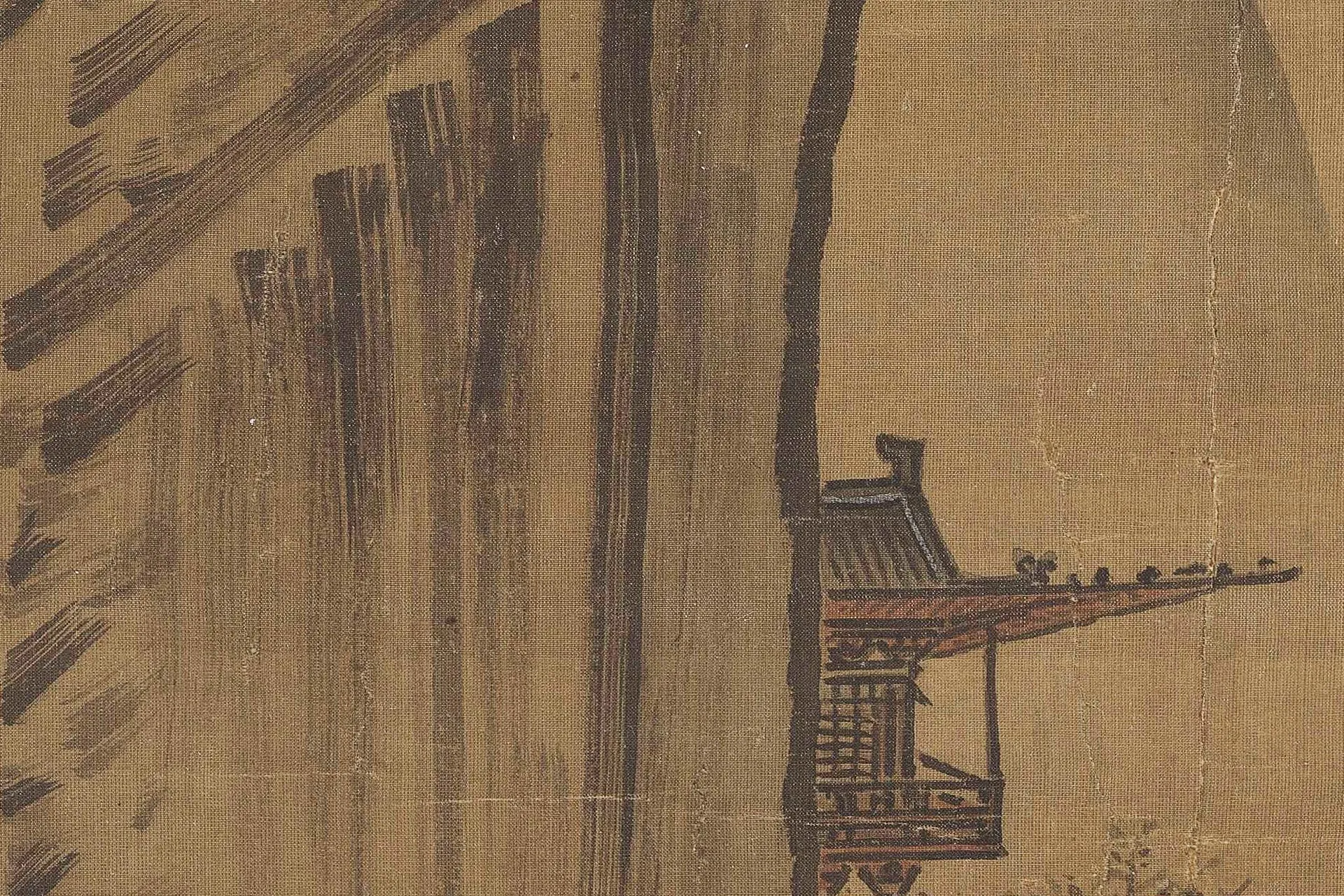 马远《踏歌图》超高清大图局部 (14)