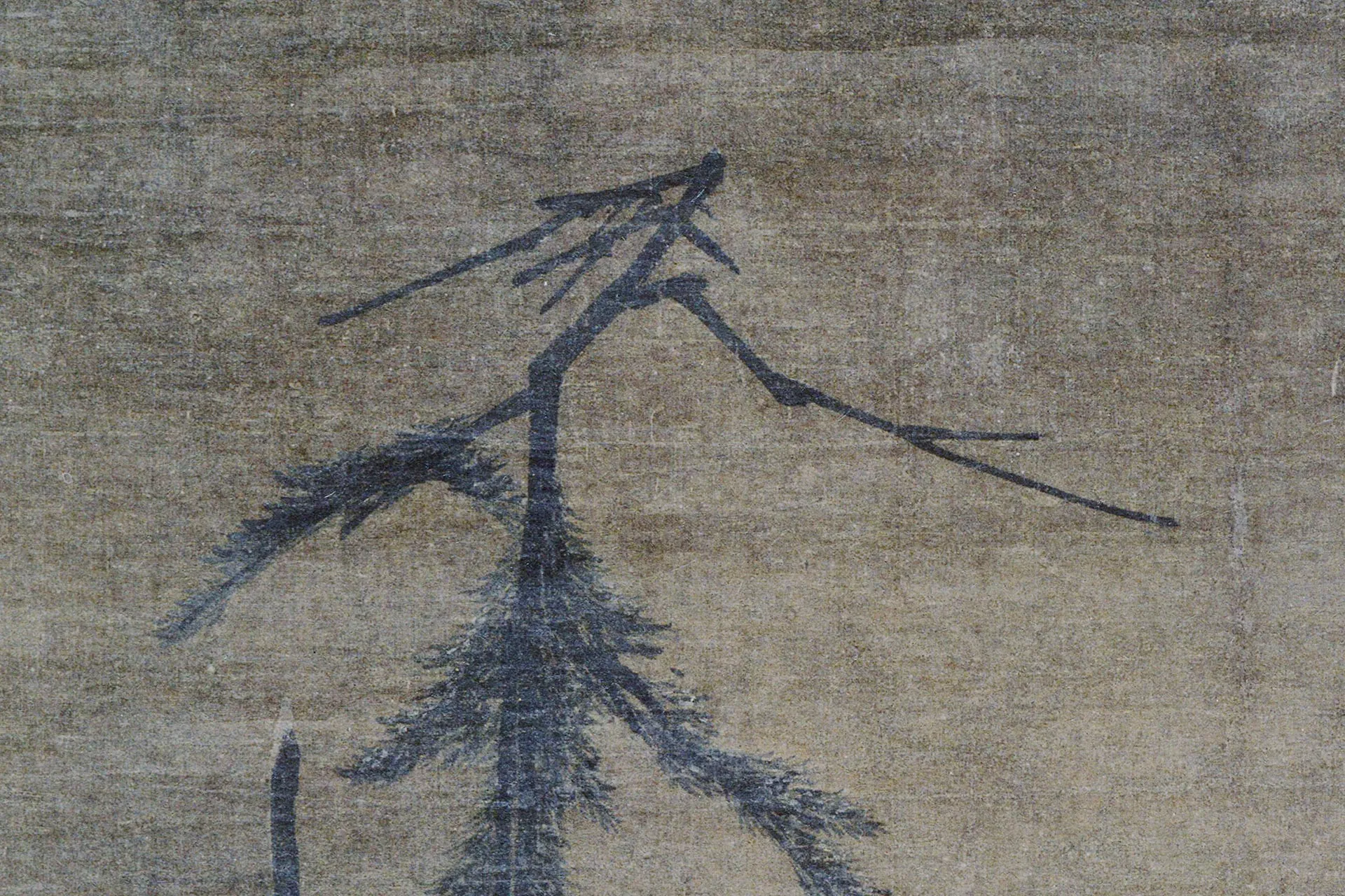 马远《雪履观梅图》局部 (3)