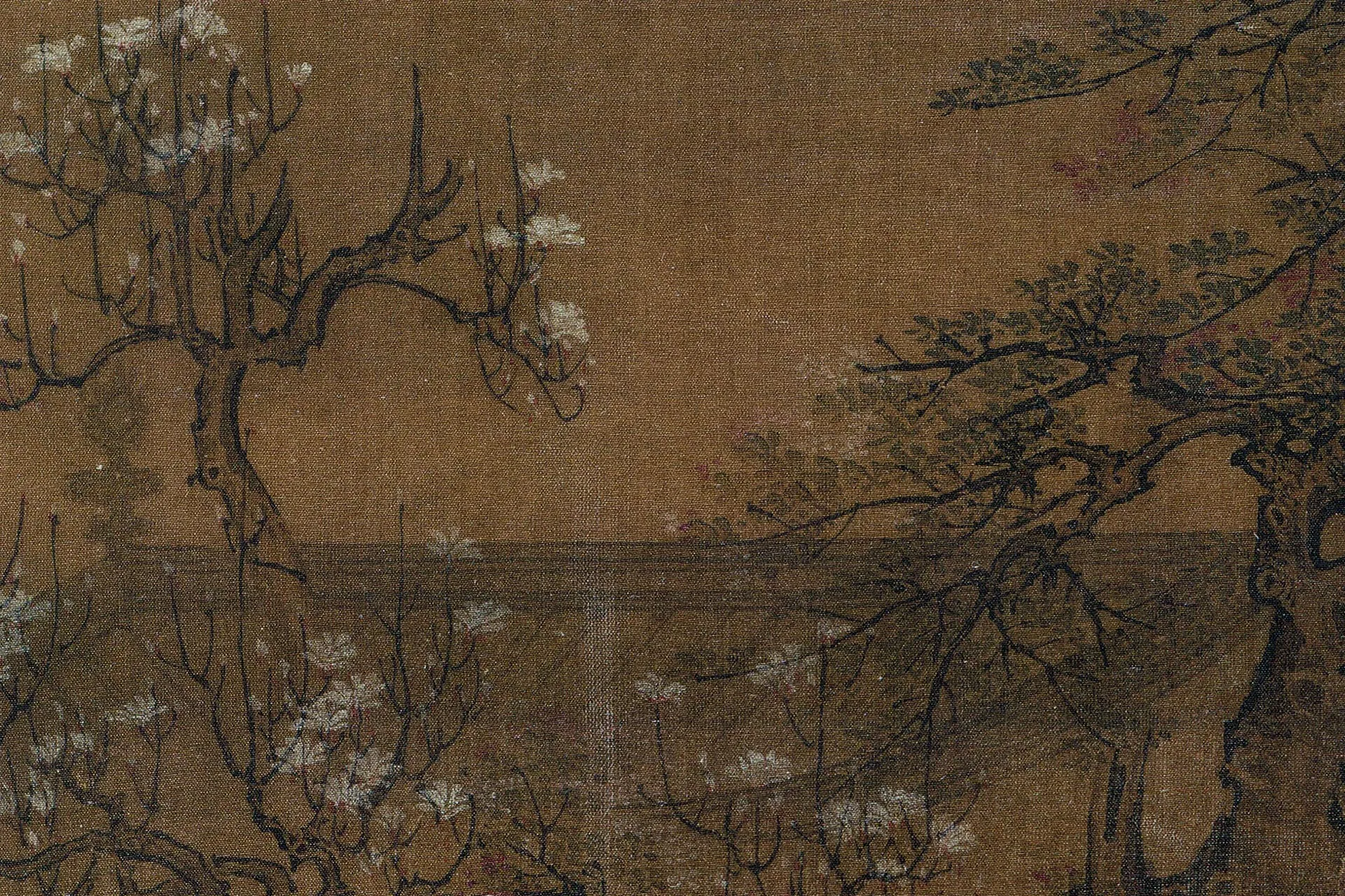 袁江《醉归图》高清大图局部 (4)