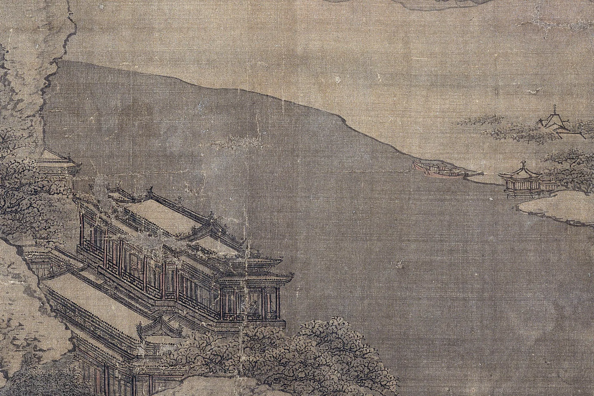 袁江山水册局部 (4)