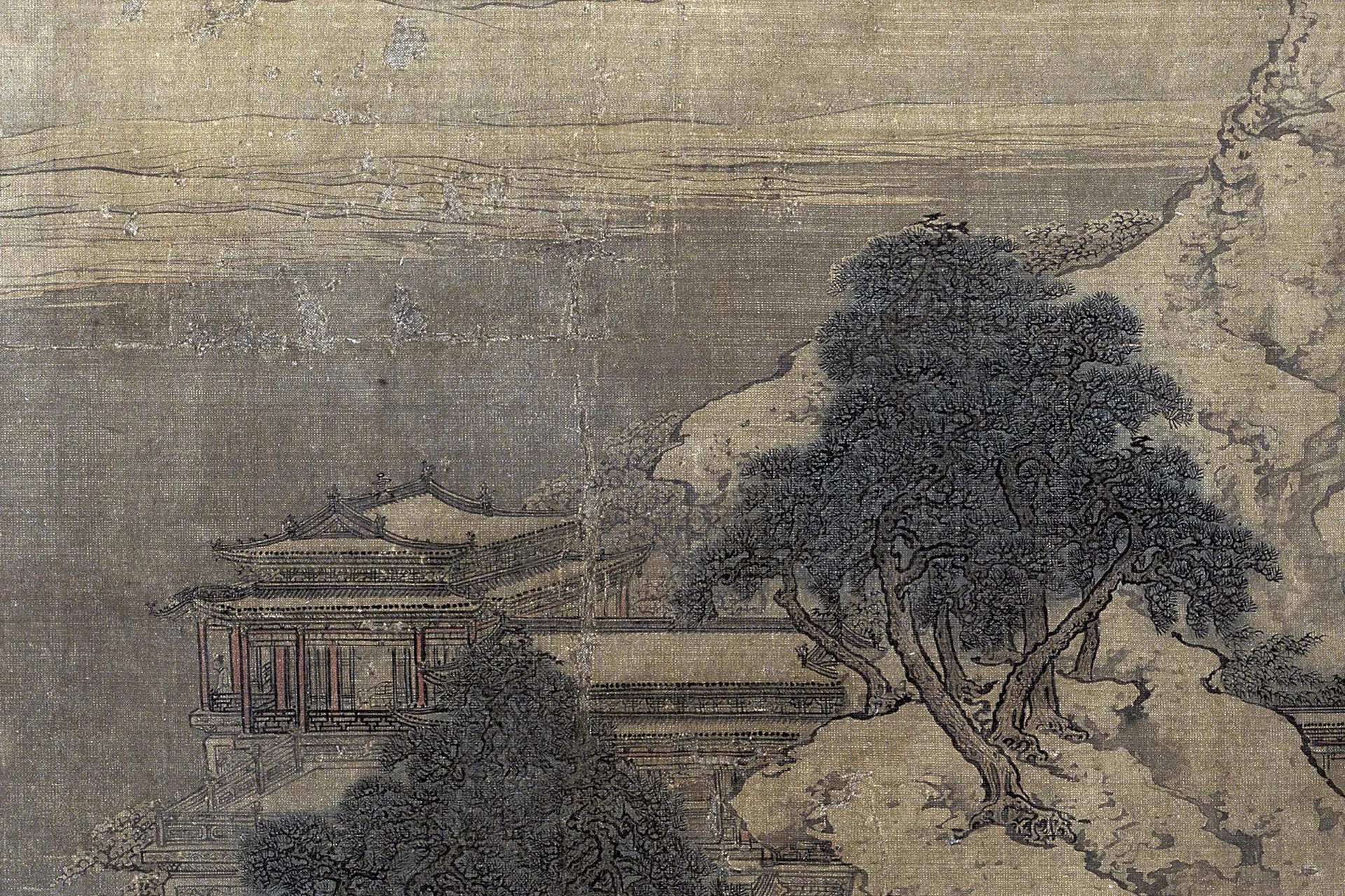 袁江山水册局部 (3)