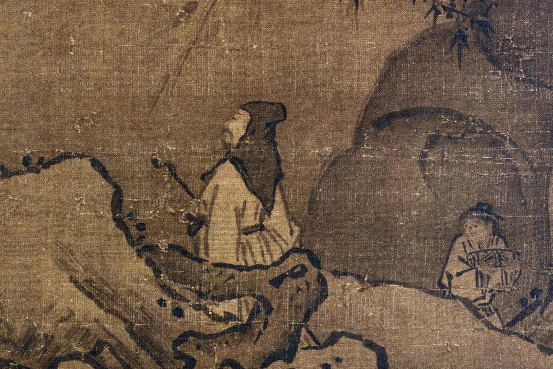 传马远《林和靖图》局部 (1)