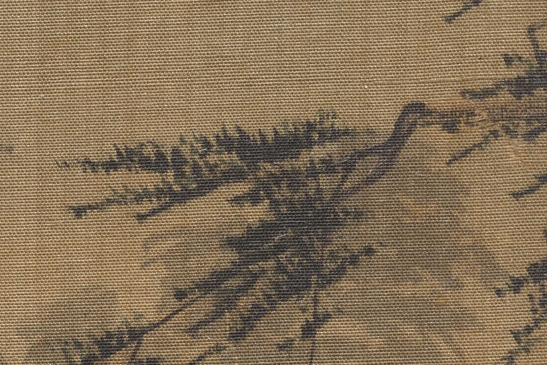 马远山水人物画《松溪观鹿图》高清大图局部 (5)