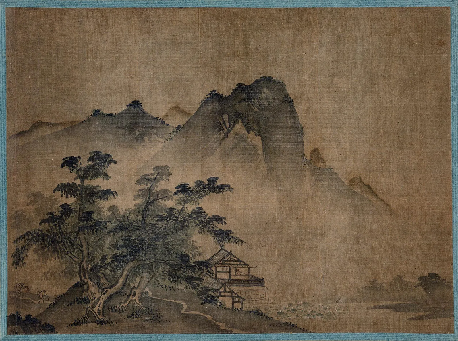传马远山水图页