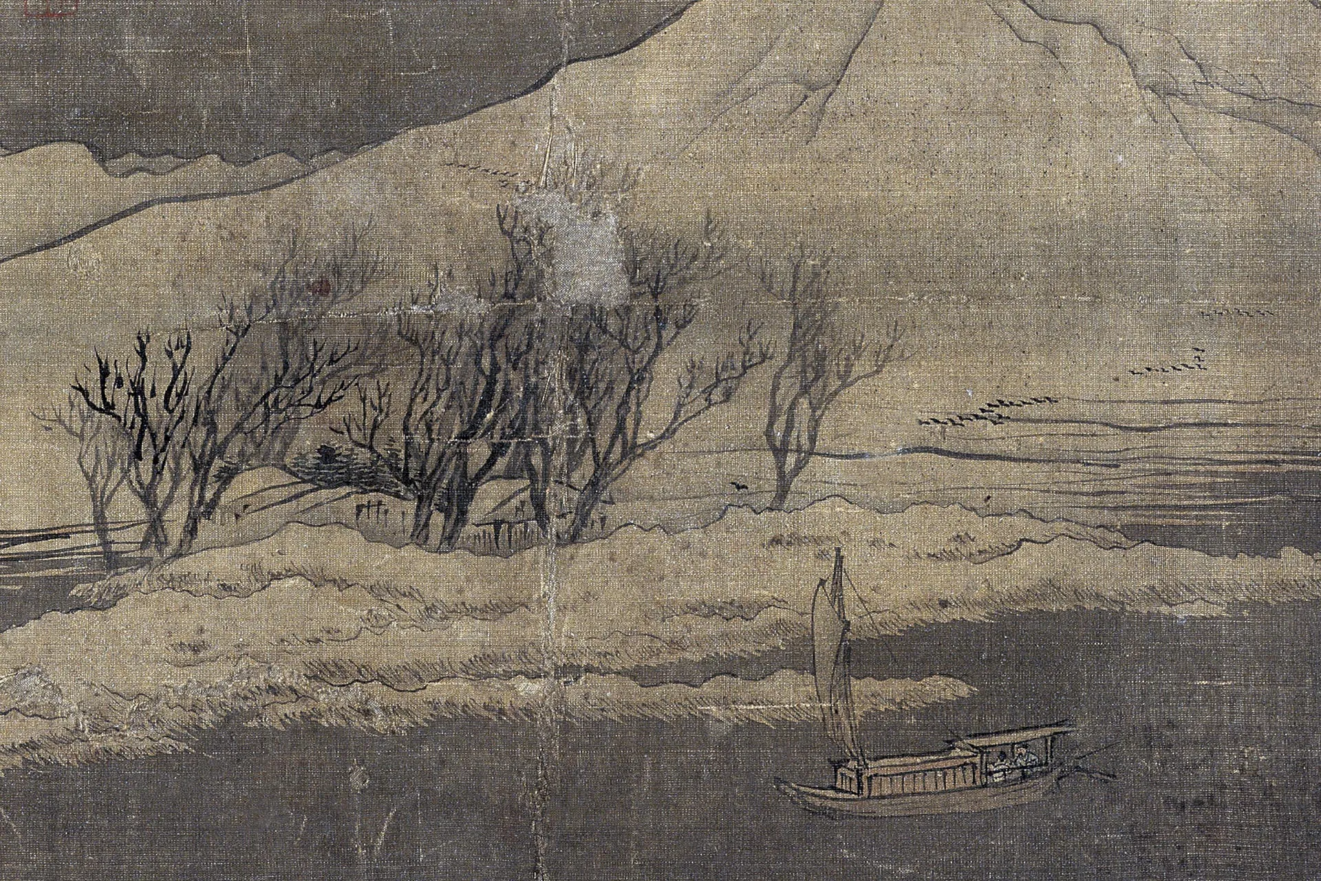 袁江山水册局部 (2)