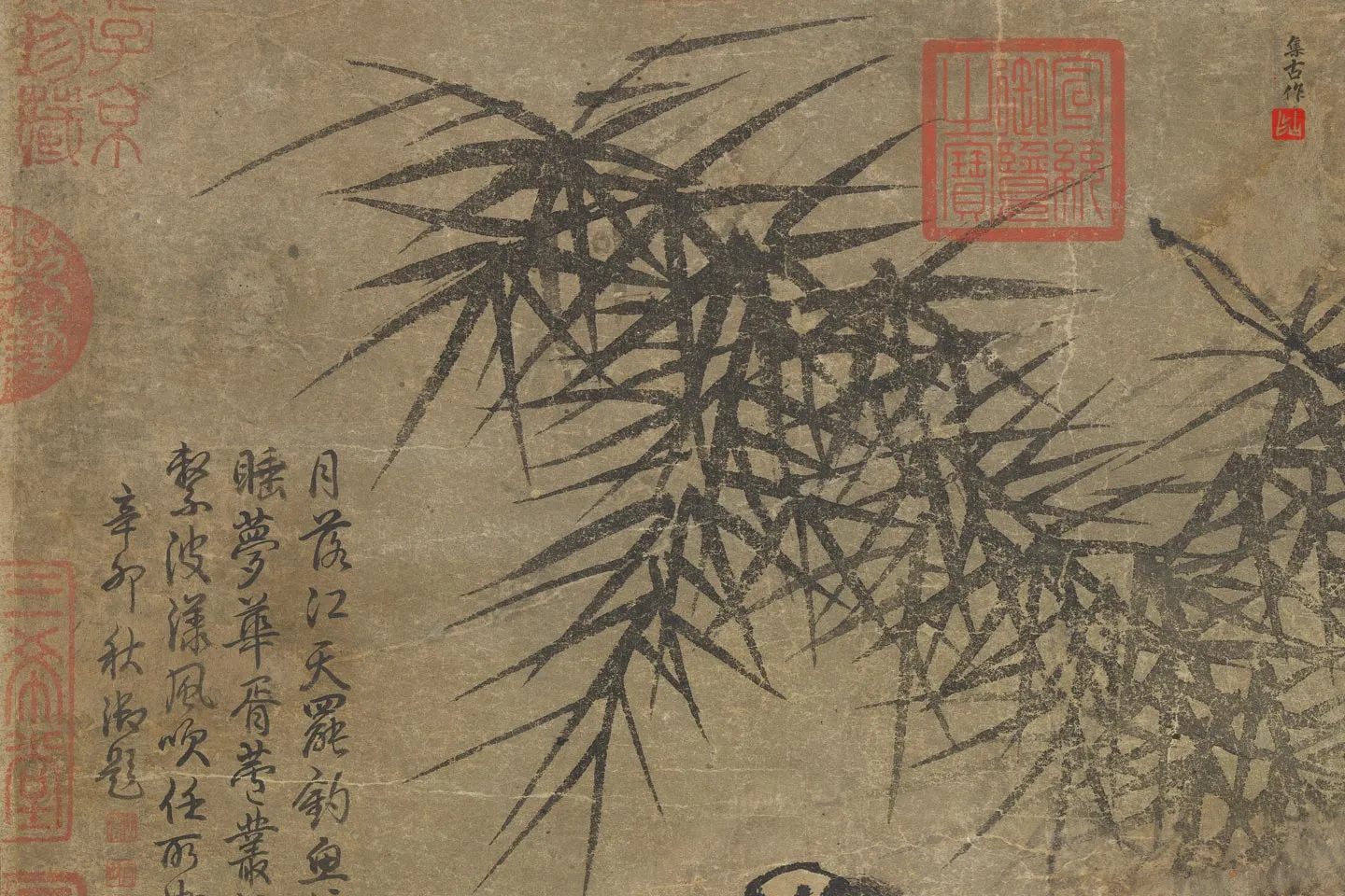 马远山水人物《画秋江渔隐图》局部 (2)