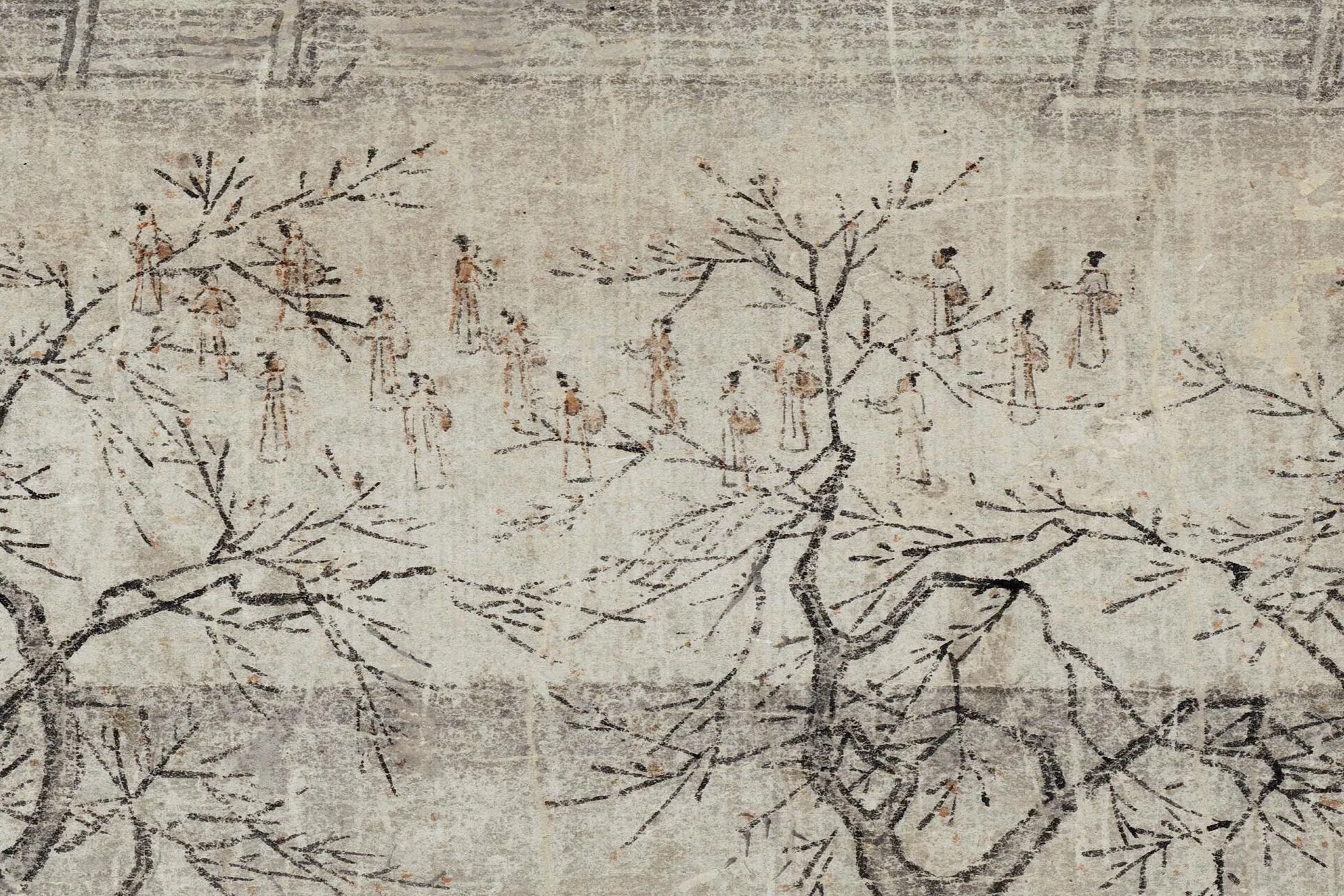 传马远《宋高宗御制西宫赐宴图》局部 (1)