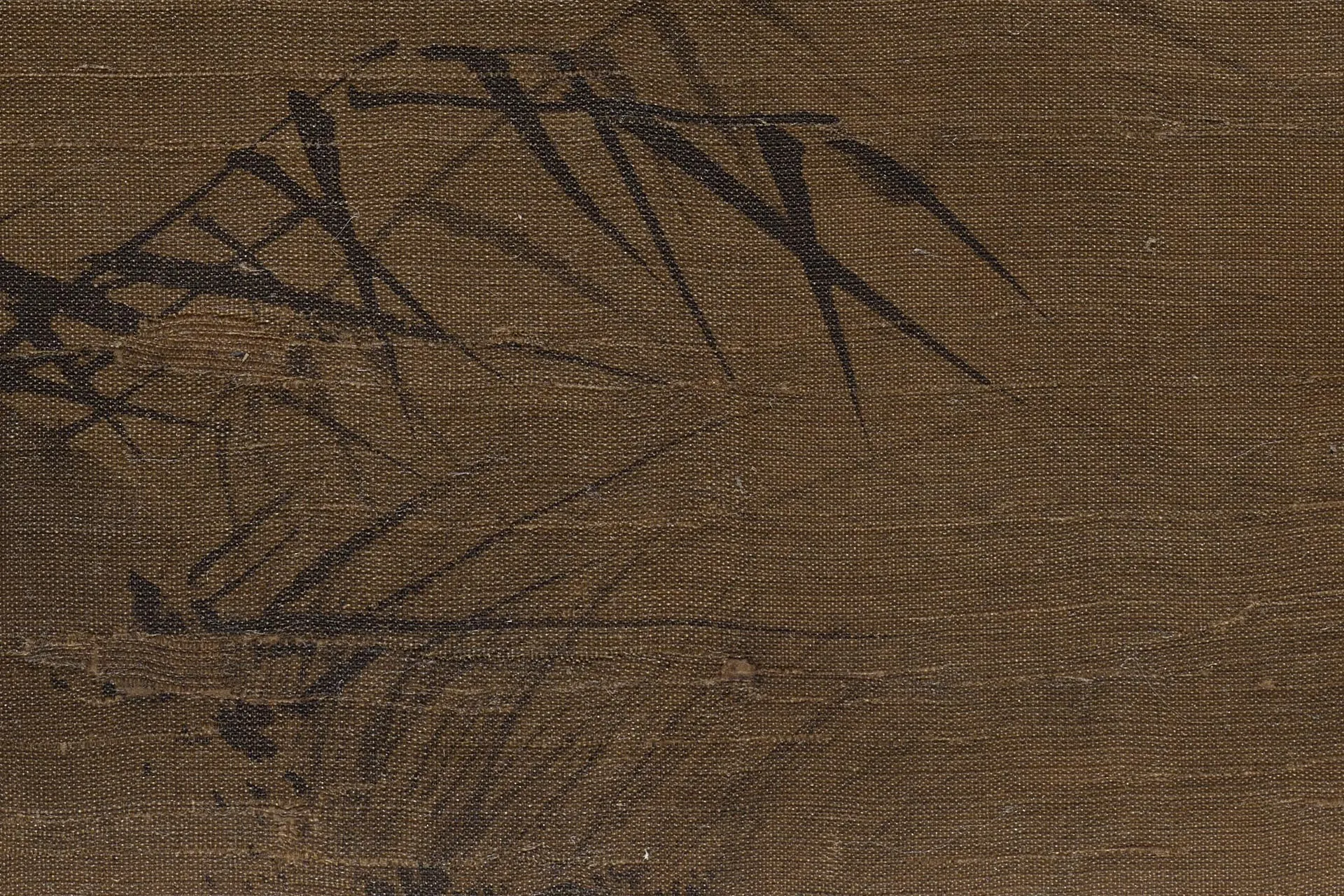 梁楷《秋芦飞鹜图》超高清大图局部 (7)