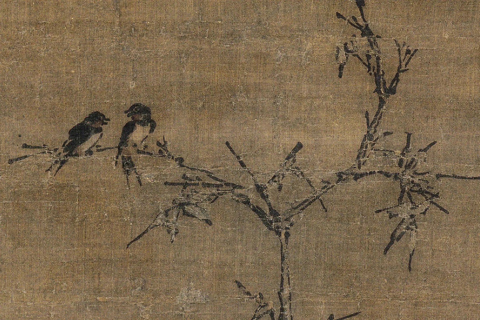 传马远《竹燕图》局部 (1)