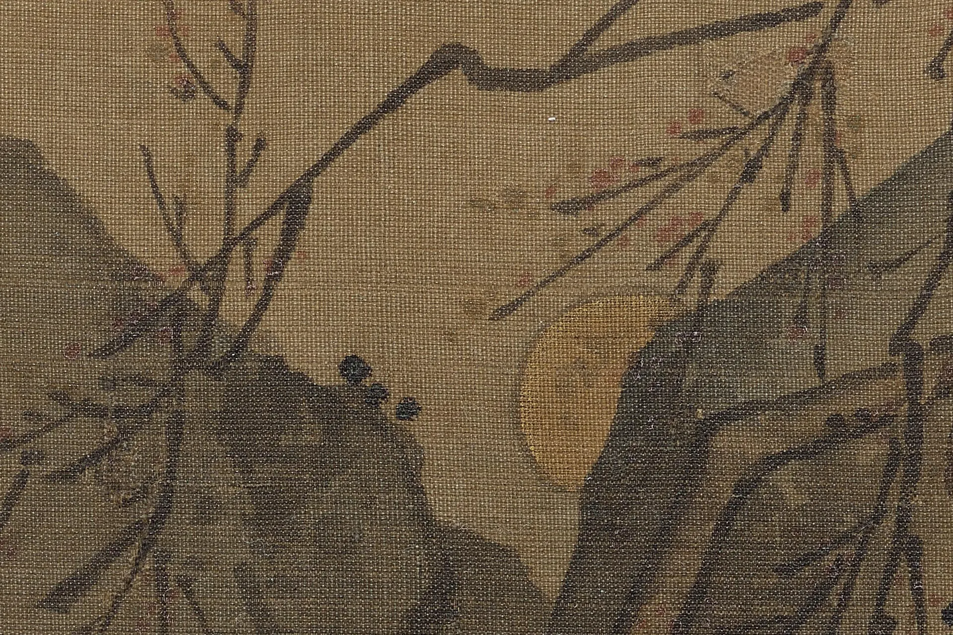马远《举杯邀月图》超高清大图局部 (5)
