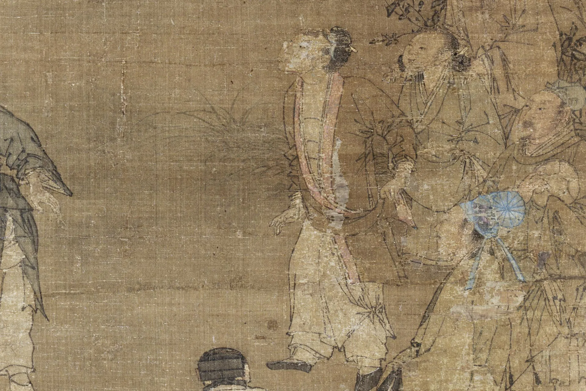 传马远《蹴鞠图》局部 (1)
