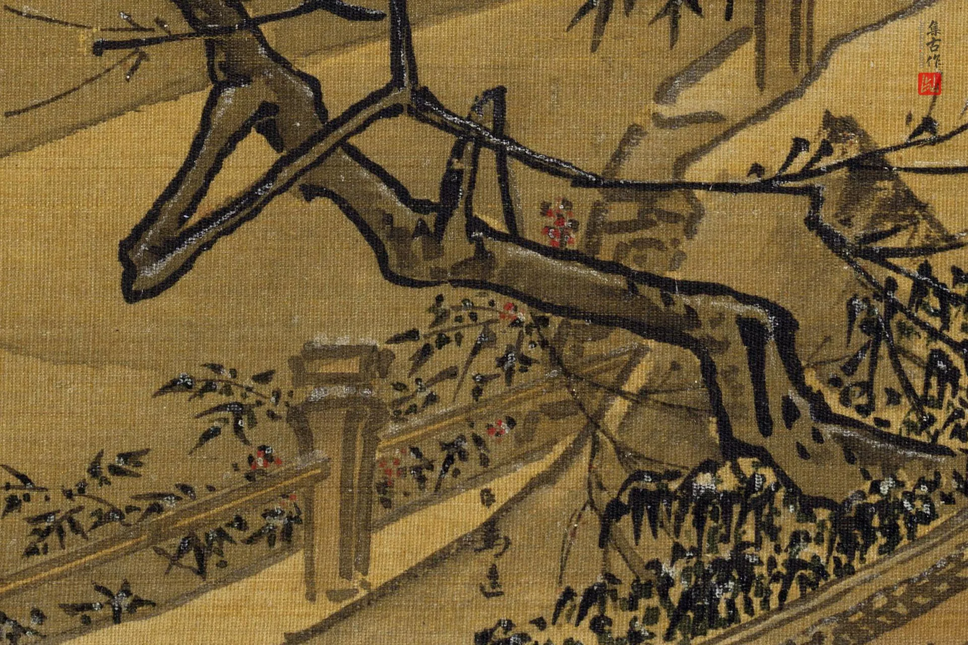 传马远雪景页高清大图局部 (1)