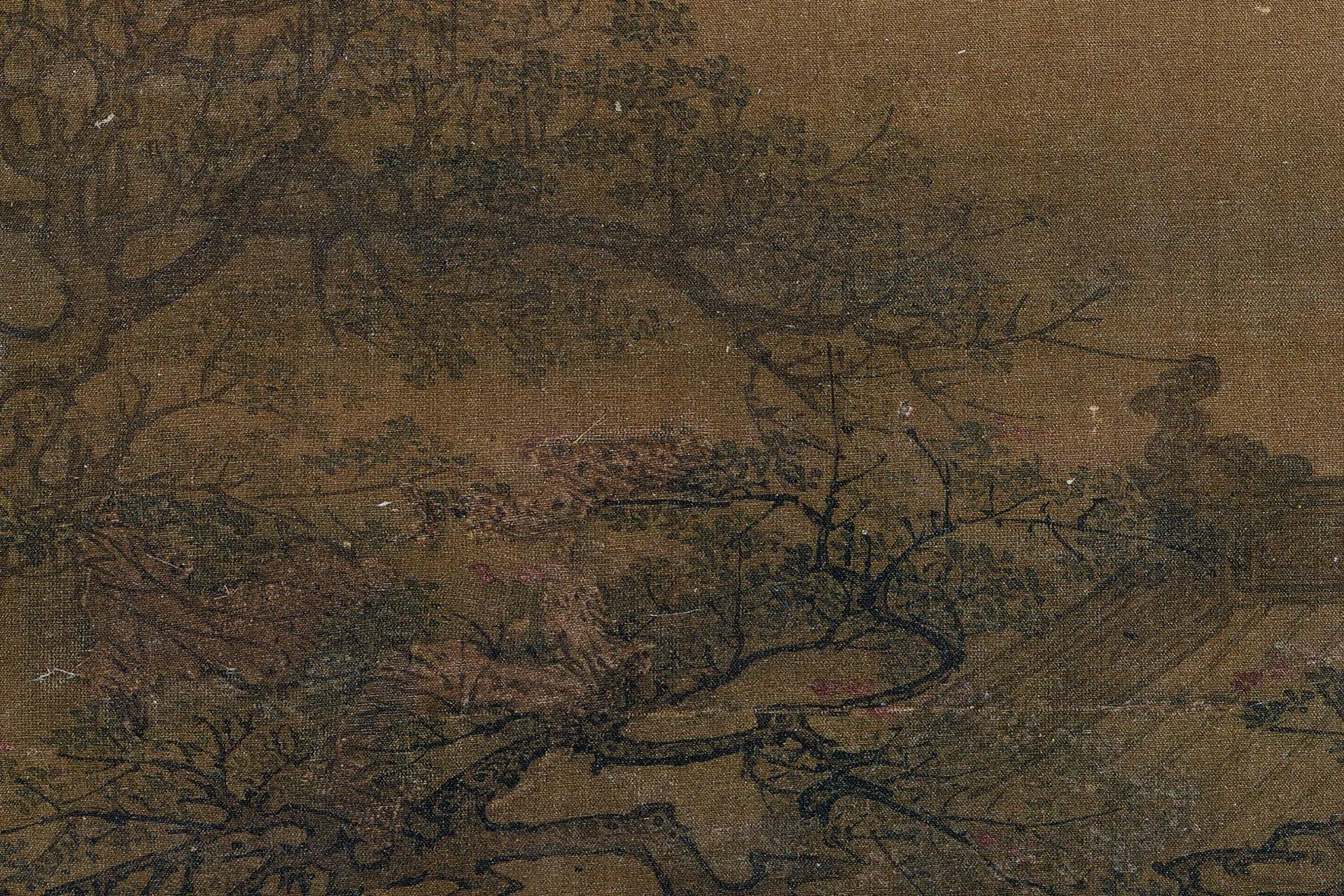 袁江《醉归图》高清大图局部 (5)