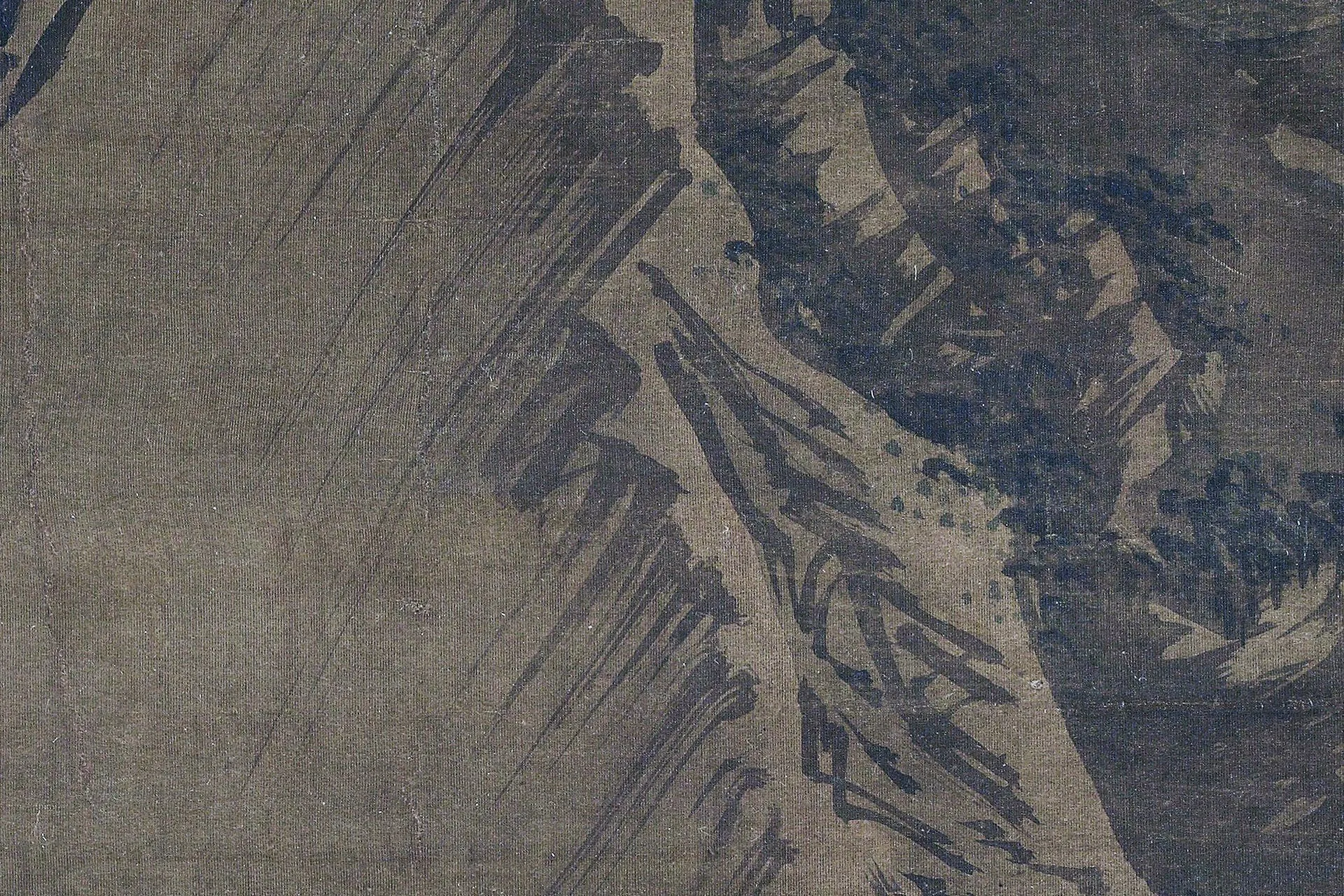 传马远《松阁观潮图》高清图局部 (6)