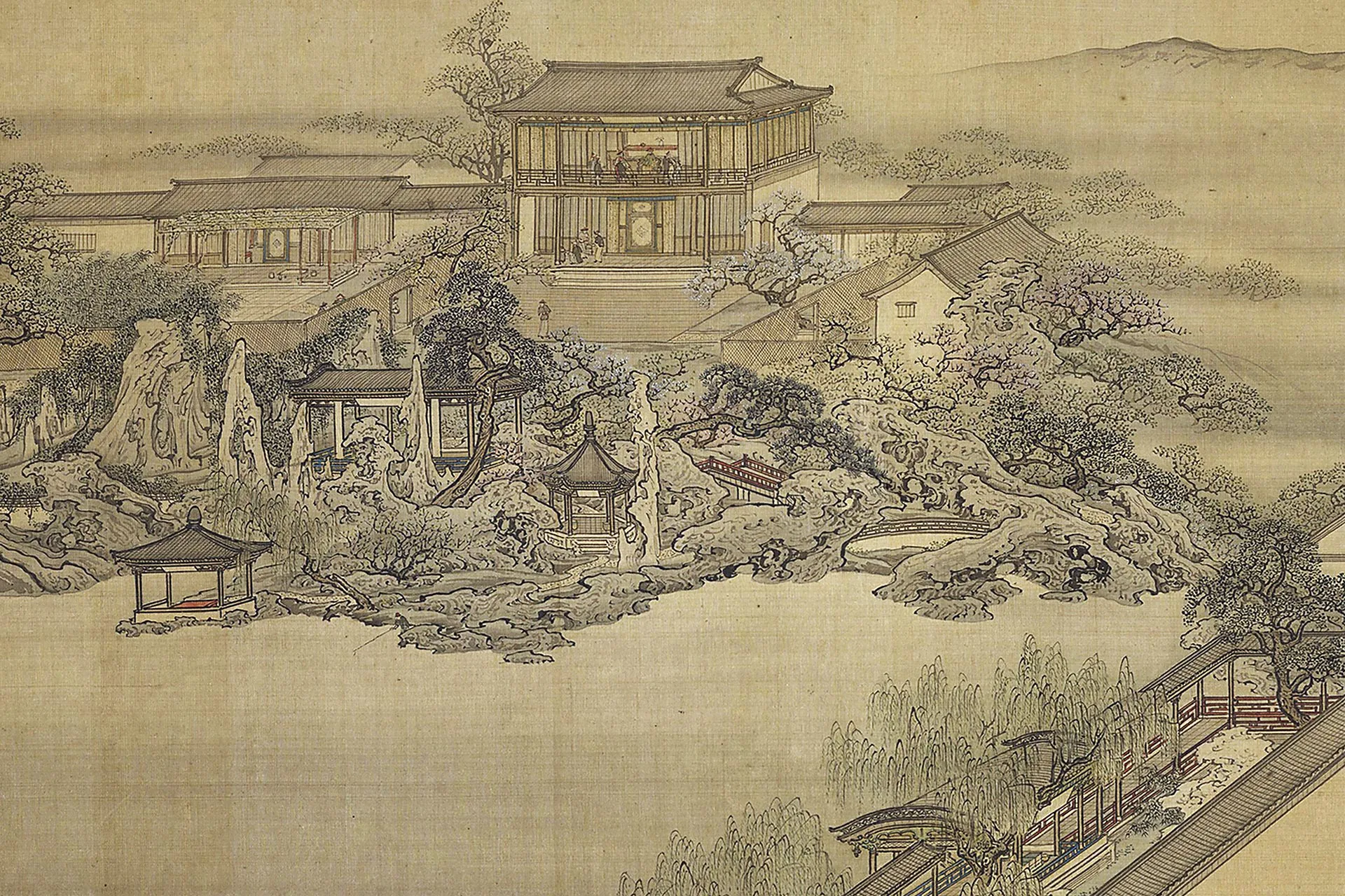袁江《瞻园图》局部 (2)