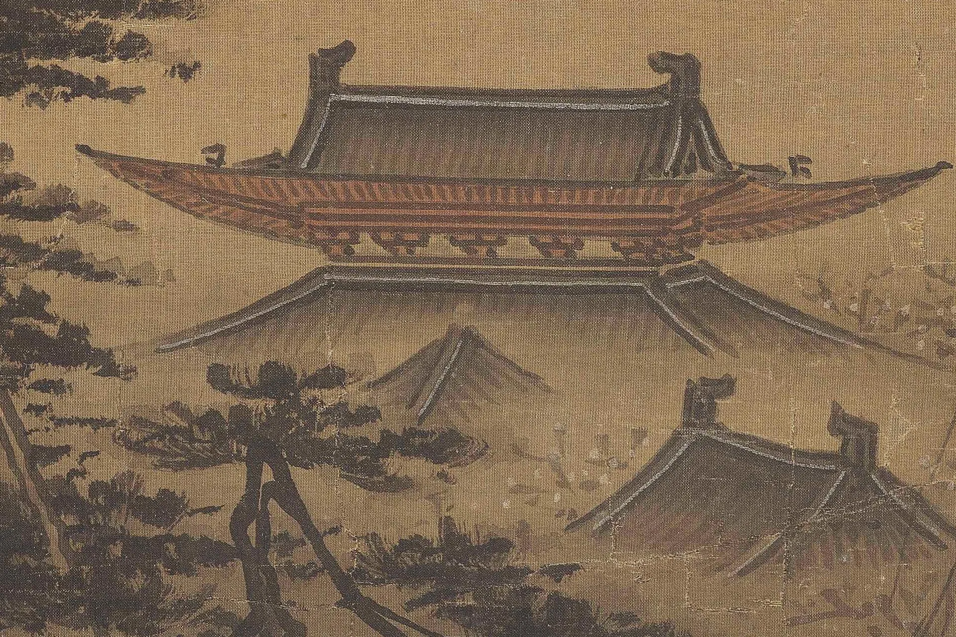 马远《踏歌图》超高清大图局部 (10)