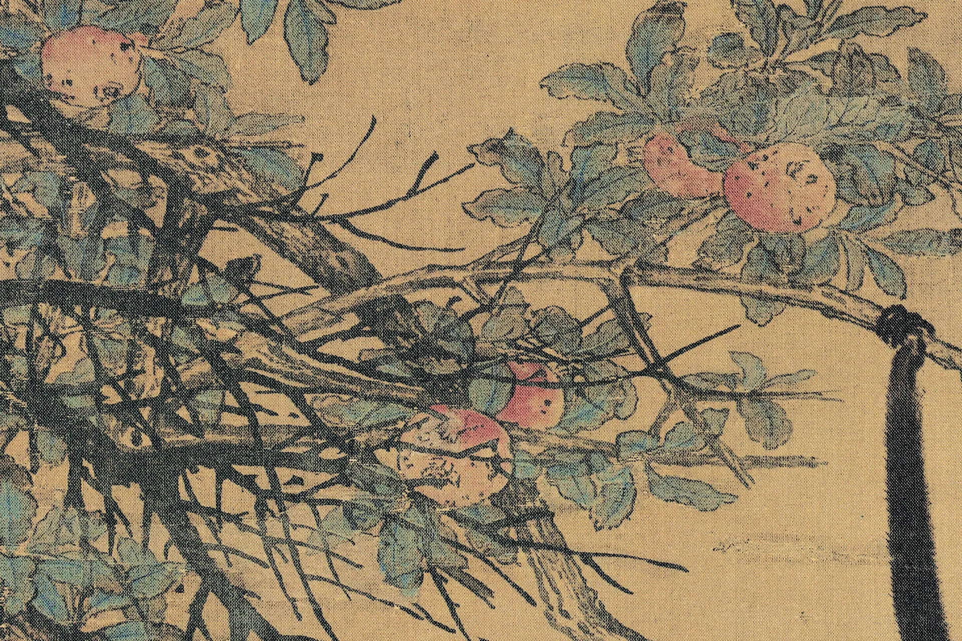 刘松年《画罗汉图》高清大图局部 (6)