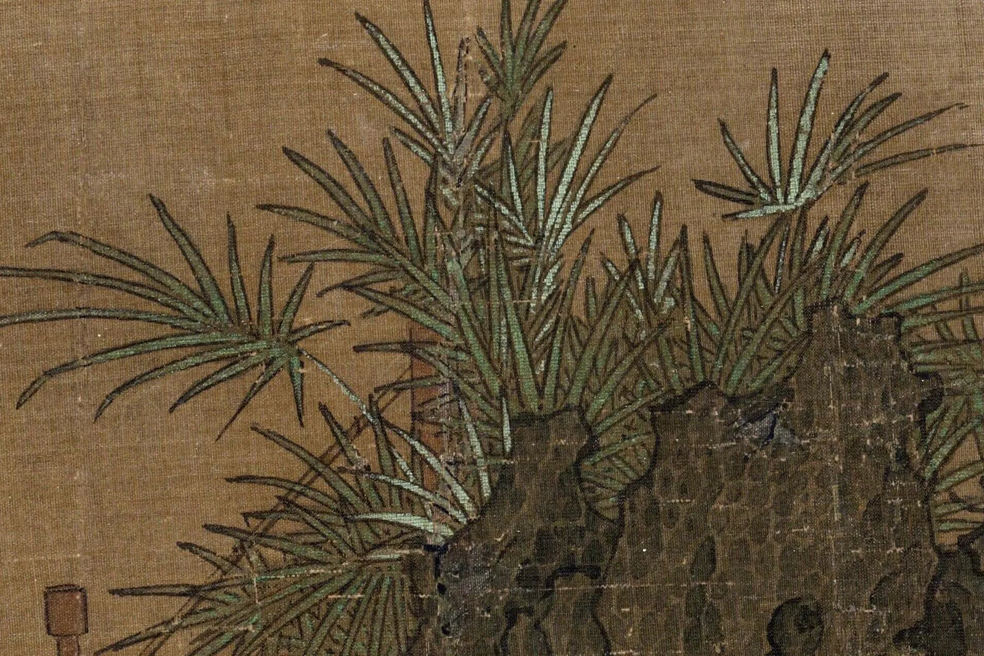 传刘松年《宫女图》高清大图局部 (3)