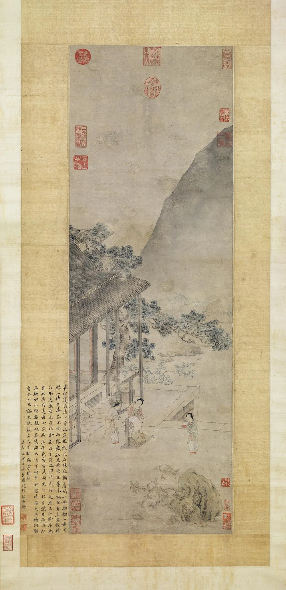 刘松年《丝纶图》轴