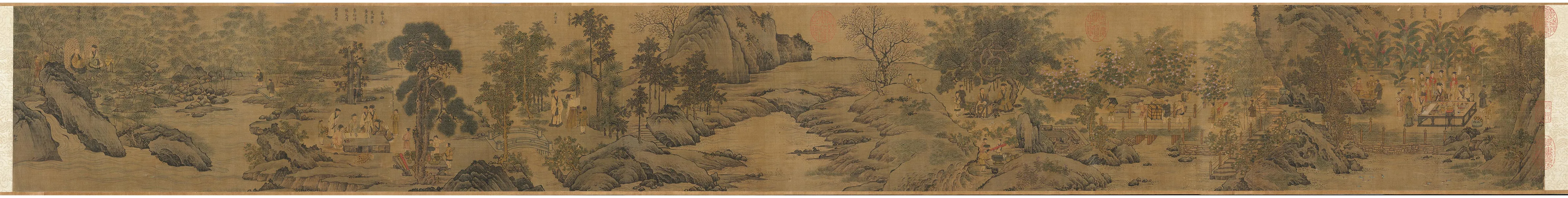 传刘松年《西园雅集图》卷