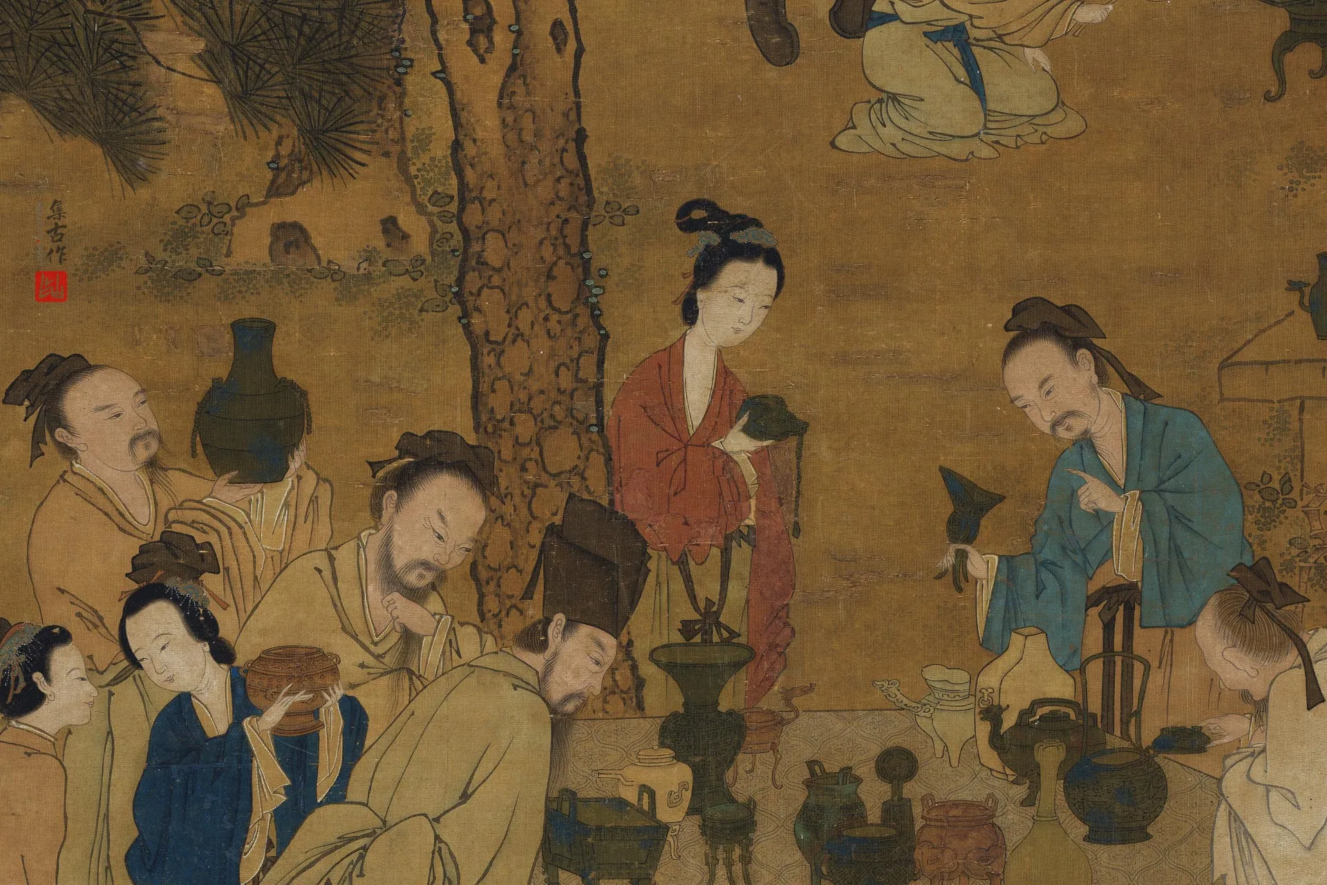 刘松年《博古图》局部 (1)