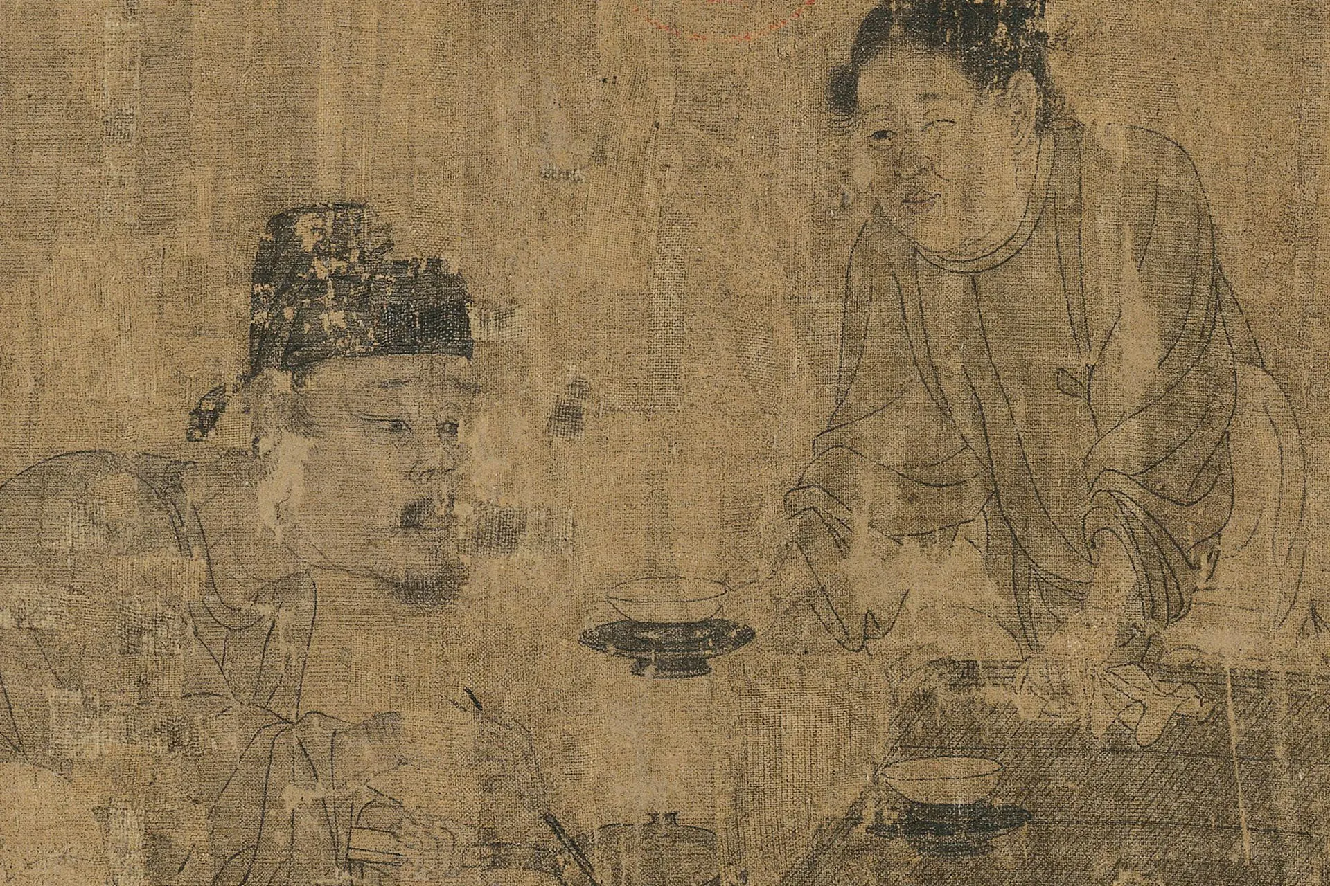 北宋摹《阎立本萧翼赚兰亭图》高清局部 (4)