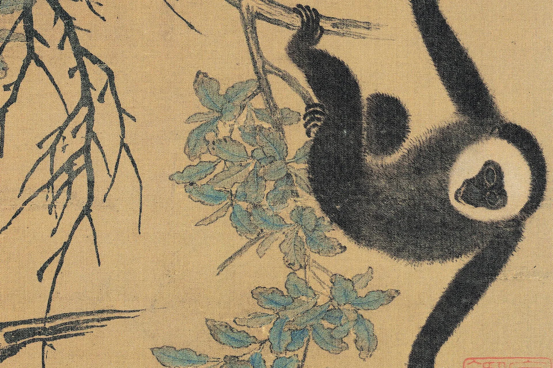 刘松年《画罗汉图》高清大图局部 (5)