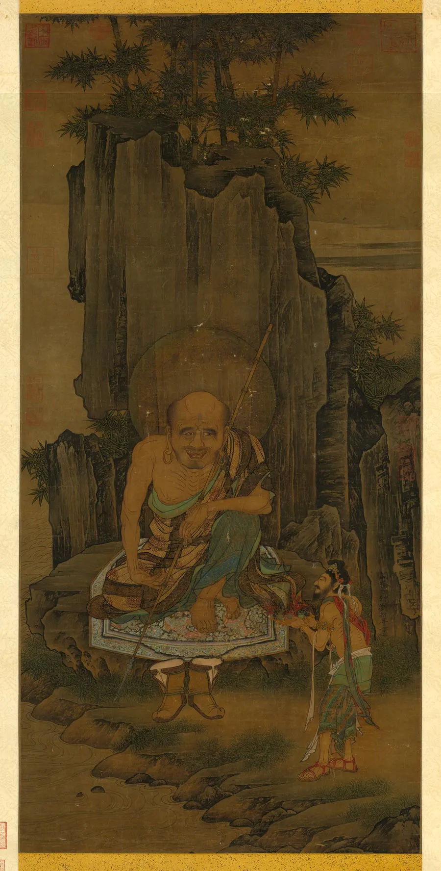 刘松年《画罗汉图》轴(三)