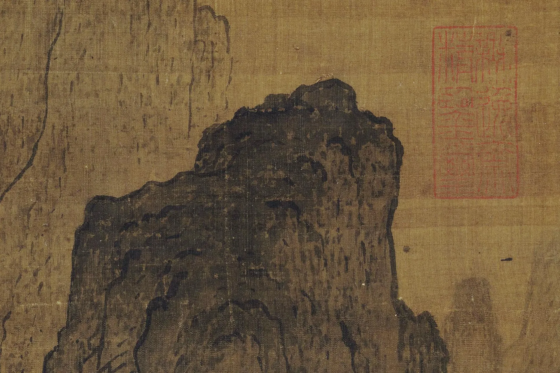 燕文贵《溪山楼观图》高清图局部 (9)