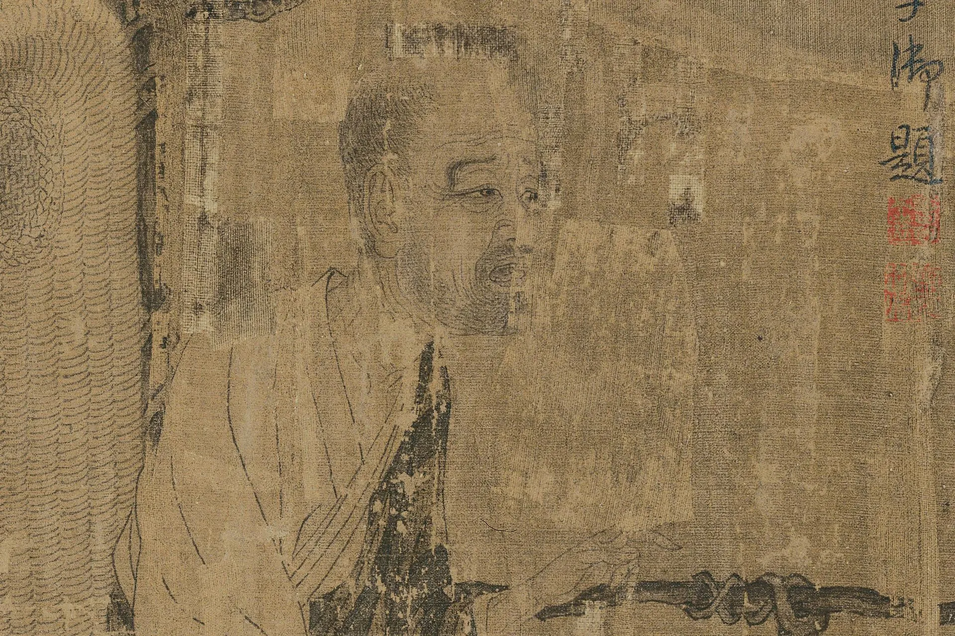 北宋摹《阎立本萧翼赚兰亭图》高清局部 (3)