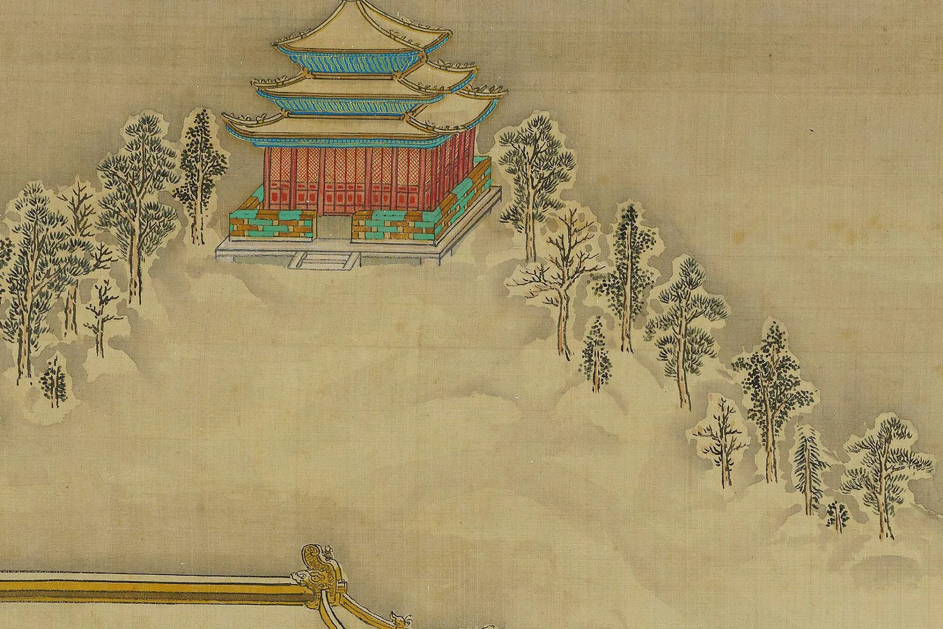 清佚名《万国来朝图》高清局部 (9)
