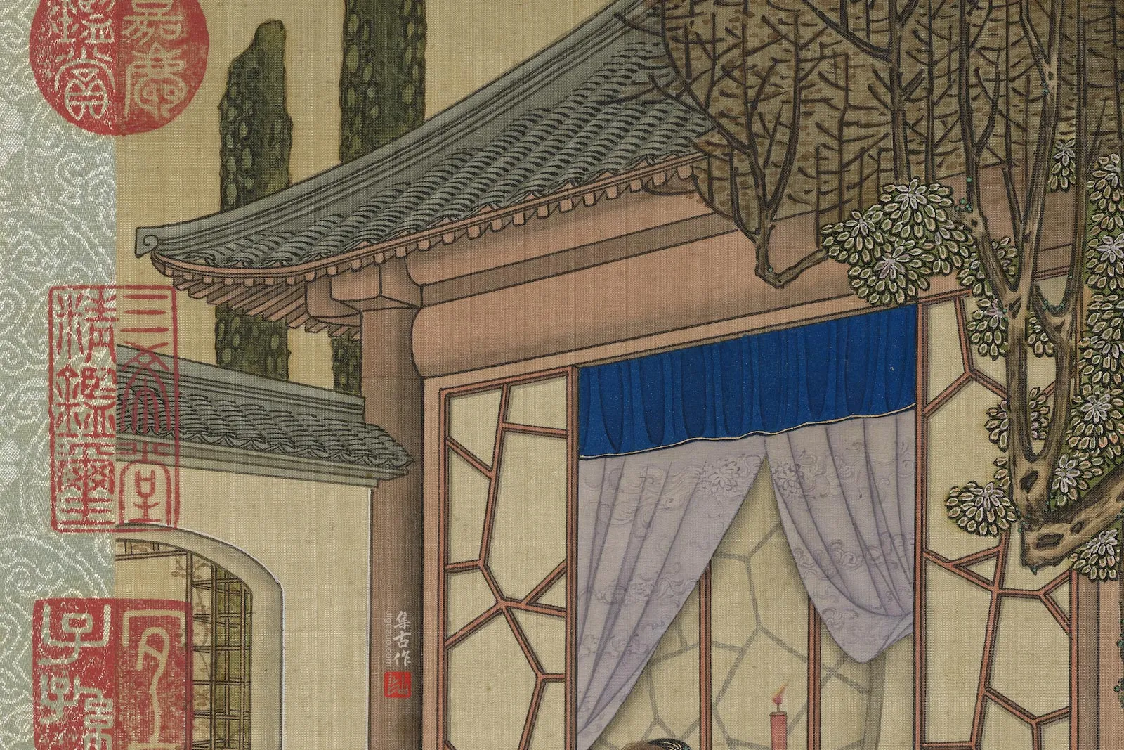 焦秉贞《画仕女人物册》局部 (9)