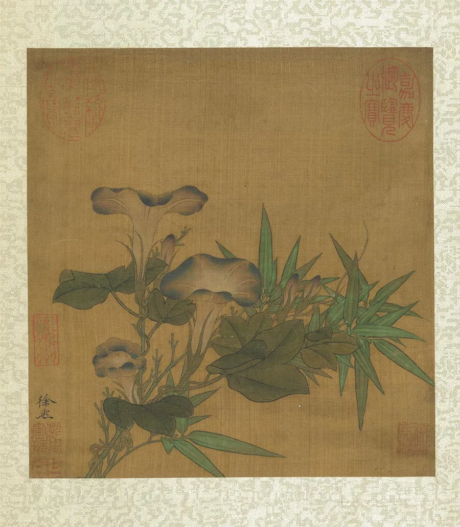 传五代南唐徐熙花卉页