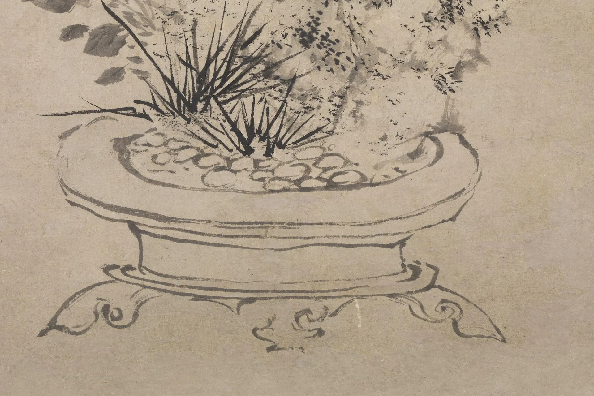 陈淳书画《崑璧图》局部 (3)