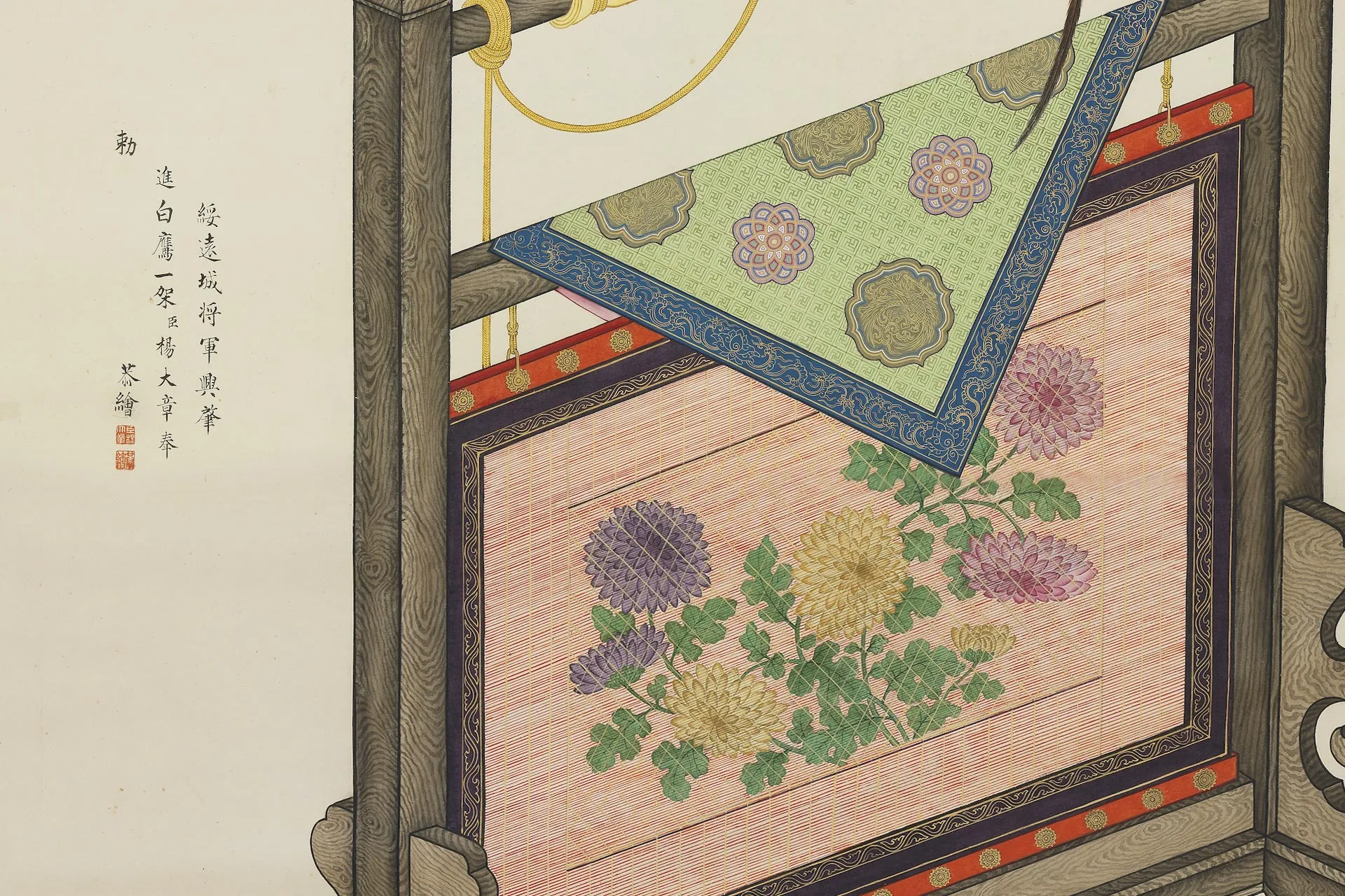 杨大章《画白鹰图》局部 (2)