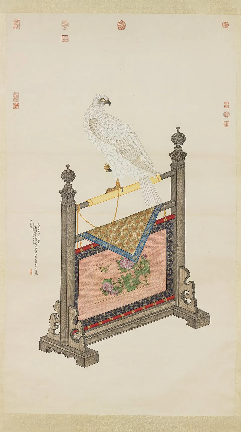 杨大章《白鹰图》轴