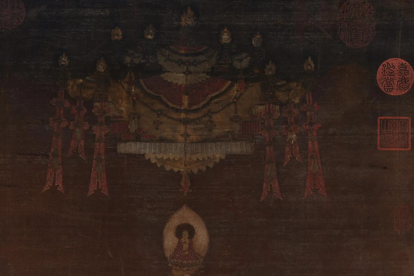 传唐范琼《画大悲观音像》局部 (1)