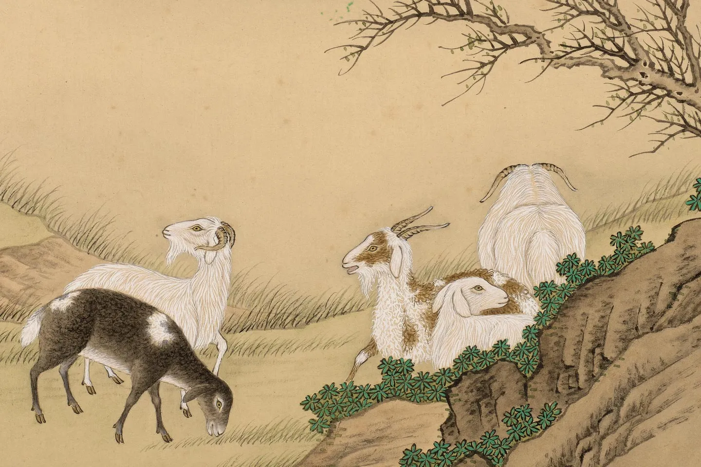 杨大章《仿刁光胤写生册》局部图 (2)